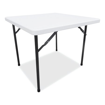 ALERA Square Folding Table, 36" W, 36" L, 29.25" H, White Top, Resin ALEPT36SW